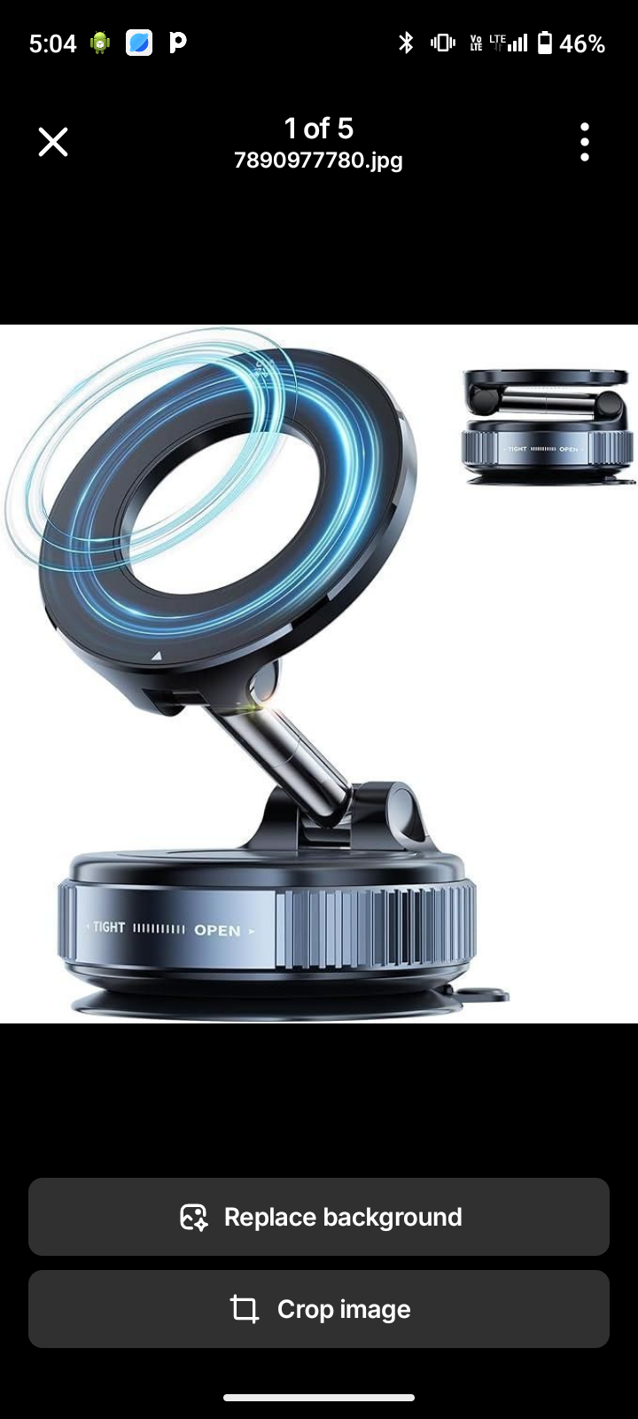 Here’s a polished short description based on what I could gather from the product page:


---

Vacuum Suction Magnetic Bracket

This compact and lightweight mount (20 × 15 × 10 cm, just 50 g) offers hands‑free convenience without interfering with your pho